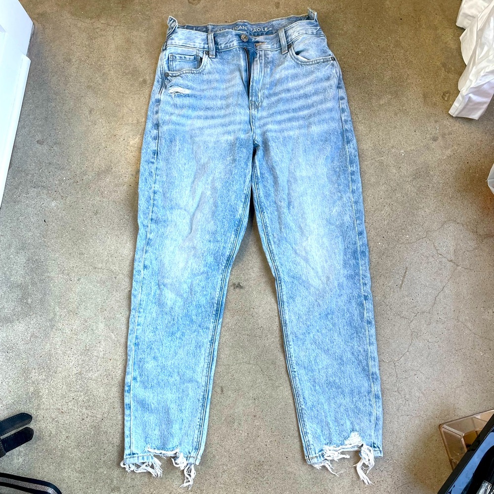 American eagle high waist mom jeans